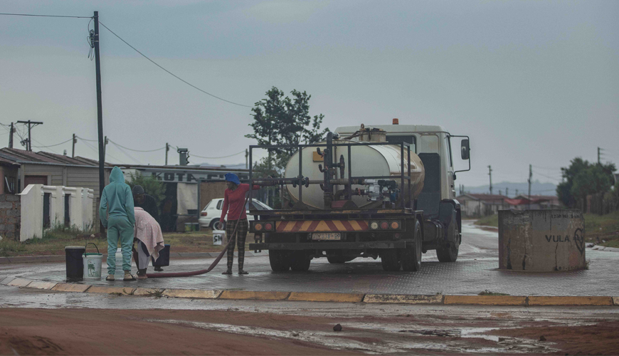 Water crisis. Photo supplied by the GCRO